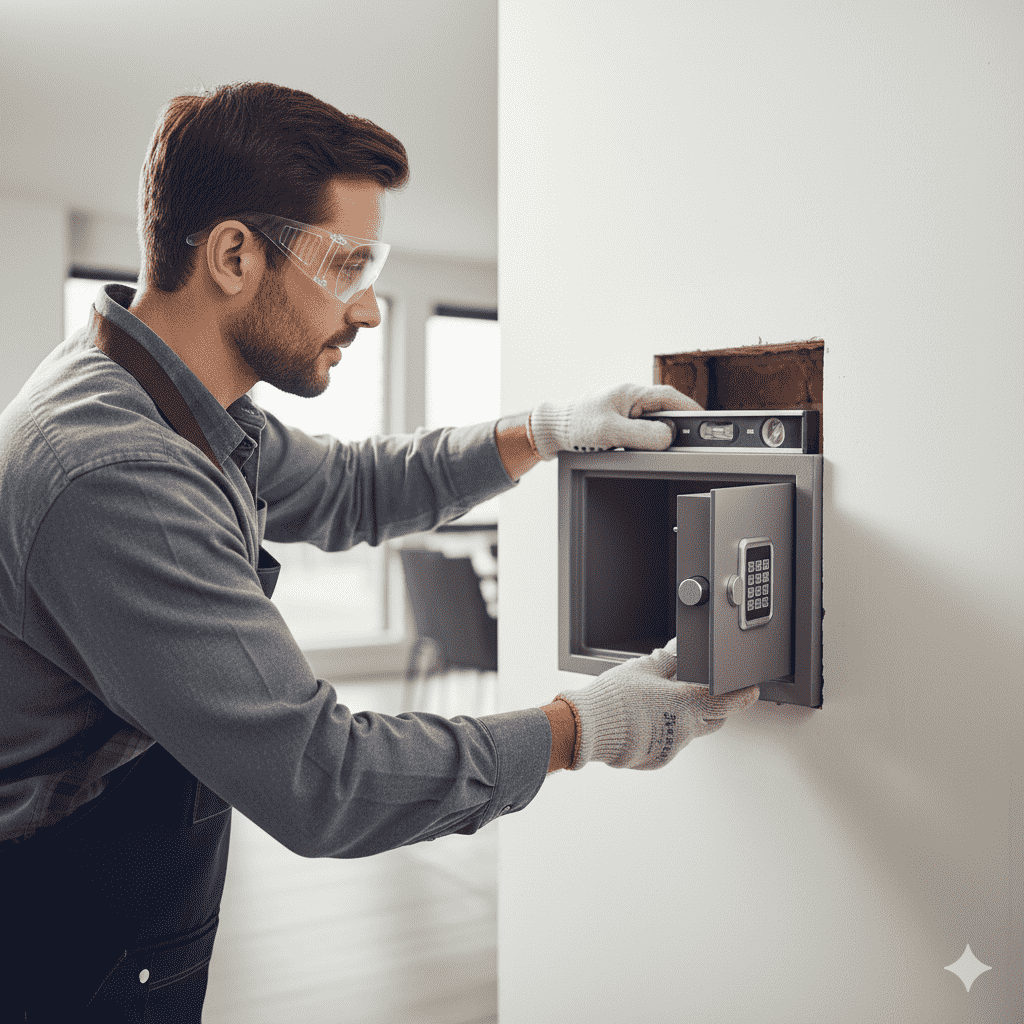 Como instalar una caja fuerte. Paso1: Toma medidas de la caja fuerte