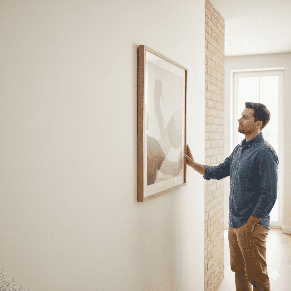 Como instalar una caja fuerte. Paso 6: emplasta y pinta el espacio en torno a la caja fuerte